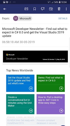 Email for Hotmail, Outlook Mail screenshot 2