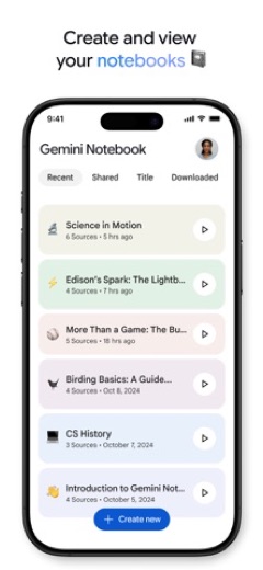 Gemini Notebook (NotebookLM) screenshot 2