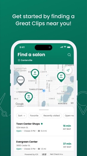 Great Clips Online Check-in screenshot 2