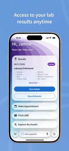 MyLabcorp screenshot 1