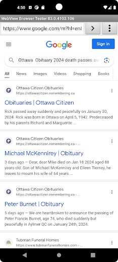 Local Obituary Search screenshot 4