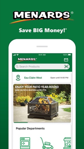 Menards screenshot 1