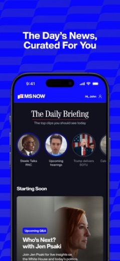 MS NOW (formerly MSNBC) screenshot 2