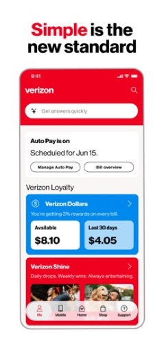 My Verizon screenshot 1
