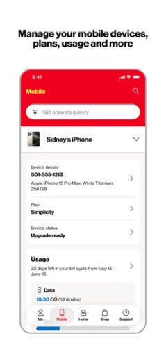 My Verizon screenshot 4