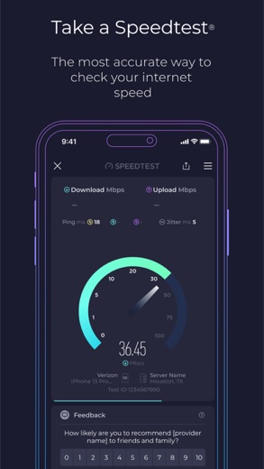 Speedtest by Ookla screenshot 1