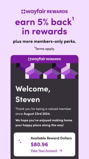 Wayfair screenshot 2