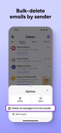 Yahoo Mail screenshot 2